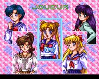 une photo d'Ã©cran de Sailor Moon sur Nintendo Super Nes